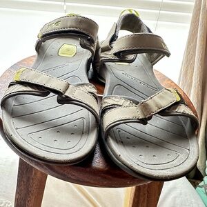 Teva Kids Sandals in Tan and Yellow